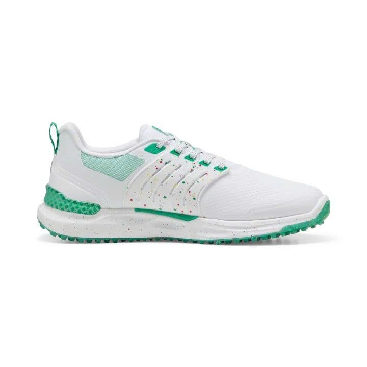Giày golf nam IGNITE Elevate API - Puma White-Grassy Green-Rosso Corsa