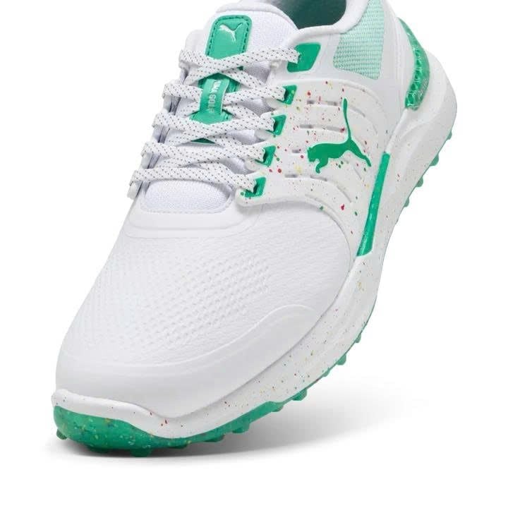 Giày golf nam IGNITE Elevate API - Puma White-Grassy Green-Rosso Corsa