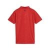 Áo golf tay ngắn trẻ em Boys Mattr Micro Floral Polo - Red Fire / Dark