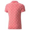 Áo golf tay ngắn trẻ em MATTR Hibiscus Polo Girls - Rapture Rose 53434