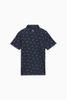 Áo golf tay ngắn trẻ em Mattr Skulls Polo Boys - Deep Navy-Melon Punch