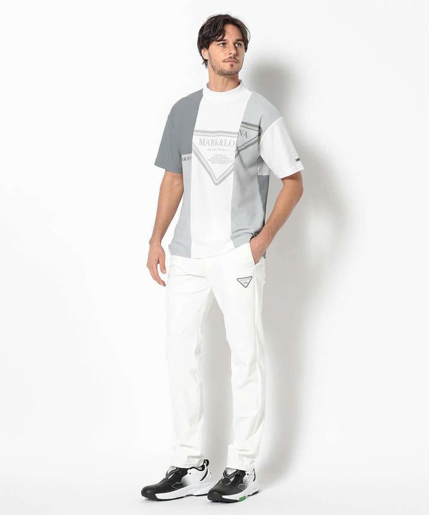 Quần dài golf nam CD12-HSFP MCM-5A-AT57 (White)  | MARK & LONA