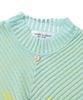 Áo golf nữ tay ngắn Dual Tone Ribbed Knit MLW-5A-AB06 (Mint) | MARK & 