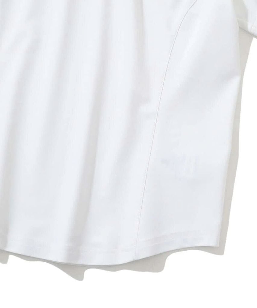 Áo golf nữ tay ngắn Ever RoundHem Zip Tee MLW-5A-AA07  (White) | MARK 