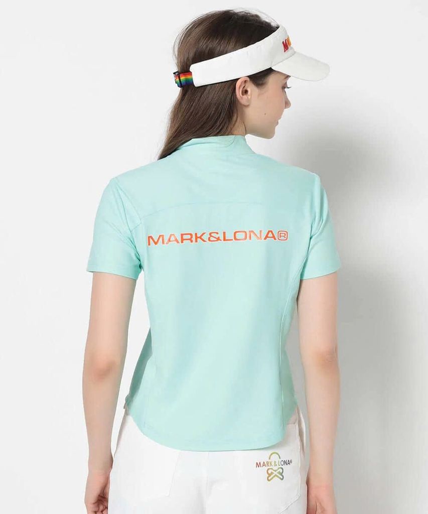 Áo golf nữ tay ngắn Ever RoundHem Zip Tee MLW-5A-AA07 (Mint) | MARK & 
