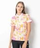 Áo golf nữ tay ngắn Gauge Block Pattern Polo MLW-5A-AP01 (Pink) | MARK