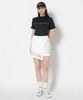 Áo golf nữ tay ngắn Trans Camo Shirring Mock MLW-5A-AA08 (Black) | MAR