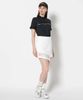 Áo golf nữ tay ngắn Trans Camo Shirring Mock MLW-5A-AA08 (Black) | MAR