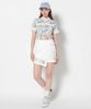Áo golf nữ tay ngắn Trans Camo Shirring Mock MLW-5A-AA08 (Multi) | MAR