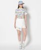 Áo golf nữ tay ngắn Trans Camo Shirring Mock MLW-5A-AA08 (Multi) | MAR