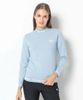 Áo golf tay dài nữ Option Viscose Mock Neck Sweater MLW-5A-AB01 (Sax) 