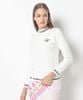 Áo golf tay dài nữ Option Viscose Mock Neck Sweater MLW-5A-AB01 (White