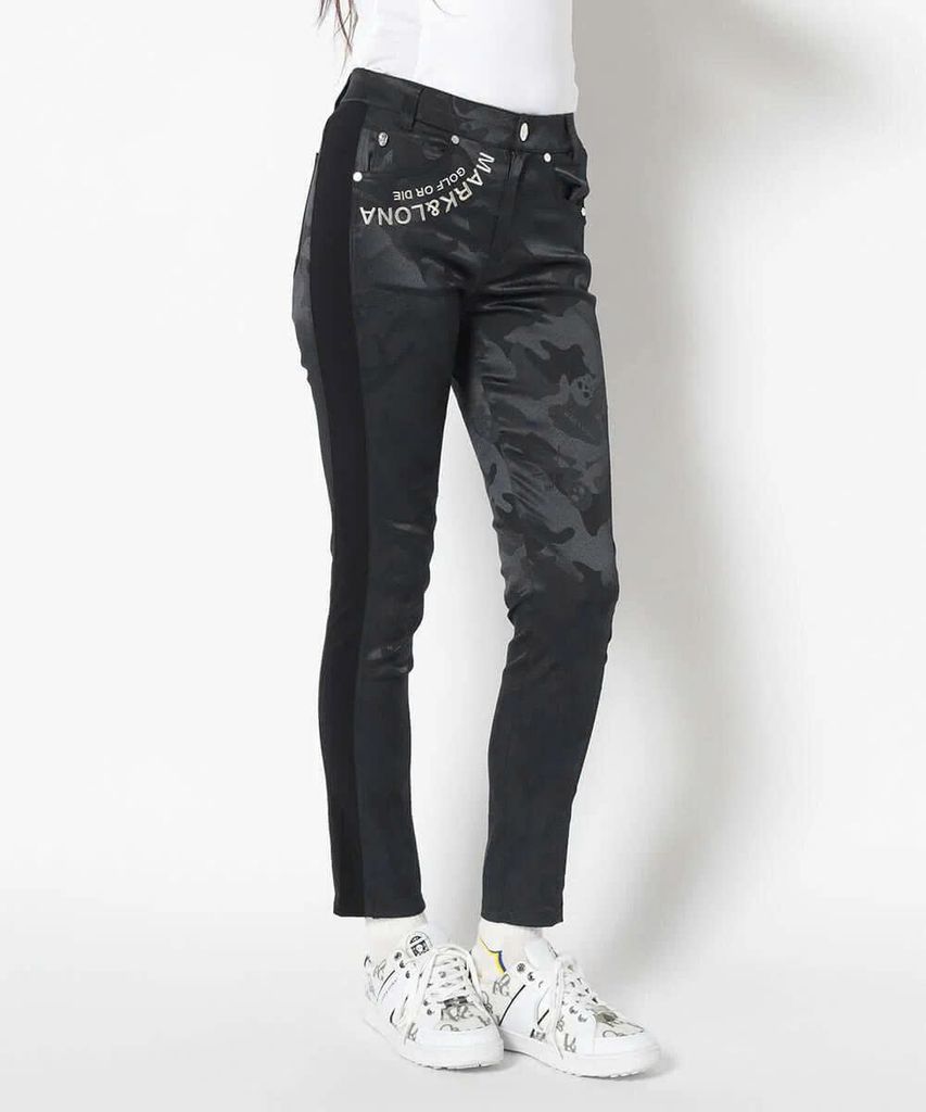 Quần dài golf nữ Gauge Camouflage Slim Pants MLW-5A-AT05 (Black) | MAR