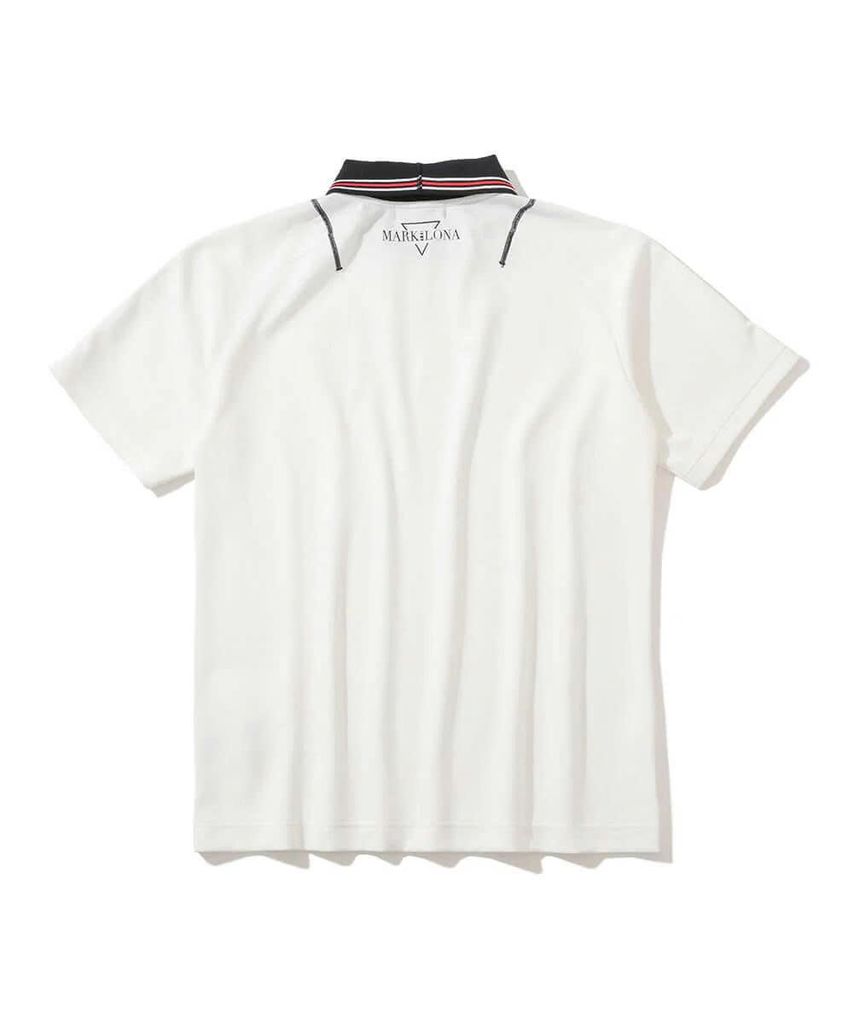 Áo golf nam tay ngắn CD12-FNPL MCM-5A-AP52 (White) | MARK & LONA