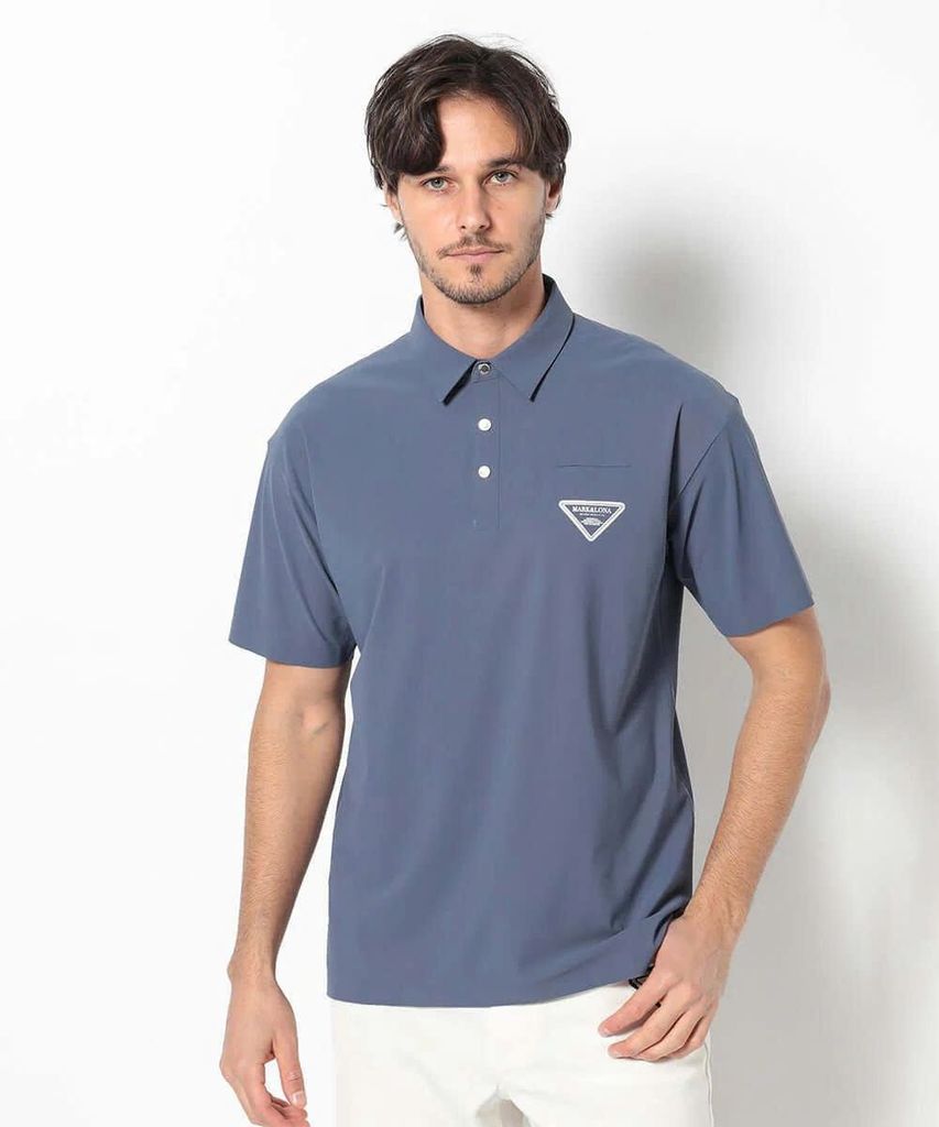 Áo golf nam tay ngắn CD12-MNPL MCM-5A-AP54 (Navy) | MARK & LONA