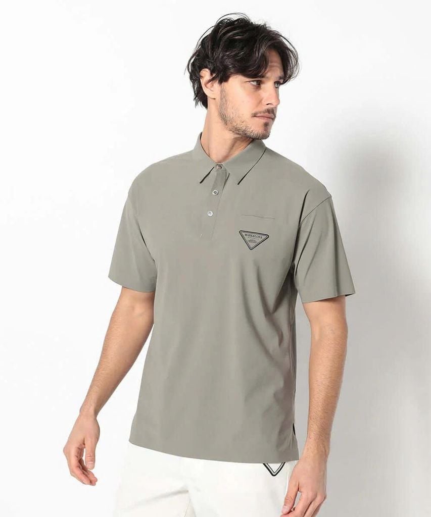 Áo golf nam tay ngắn CD12-MNPL MCM-5A-AP54 (Olive) | MARK & LONA