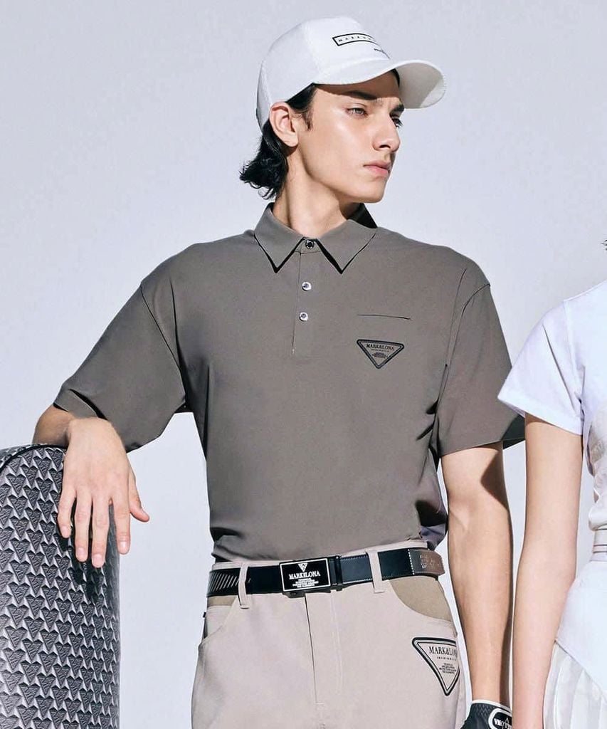 Áo golf nam tay ngắn CD12-MNPL MCM-5A-AP54 (Olive) | MARK & LONA
