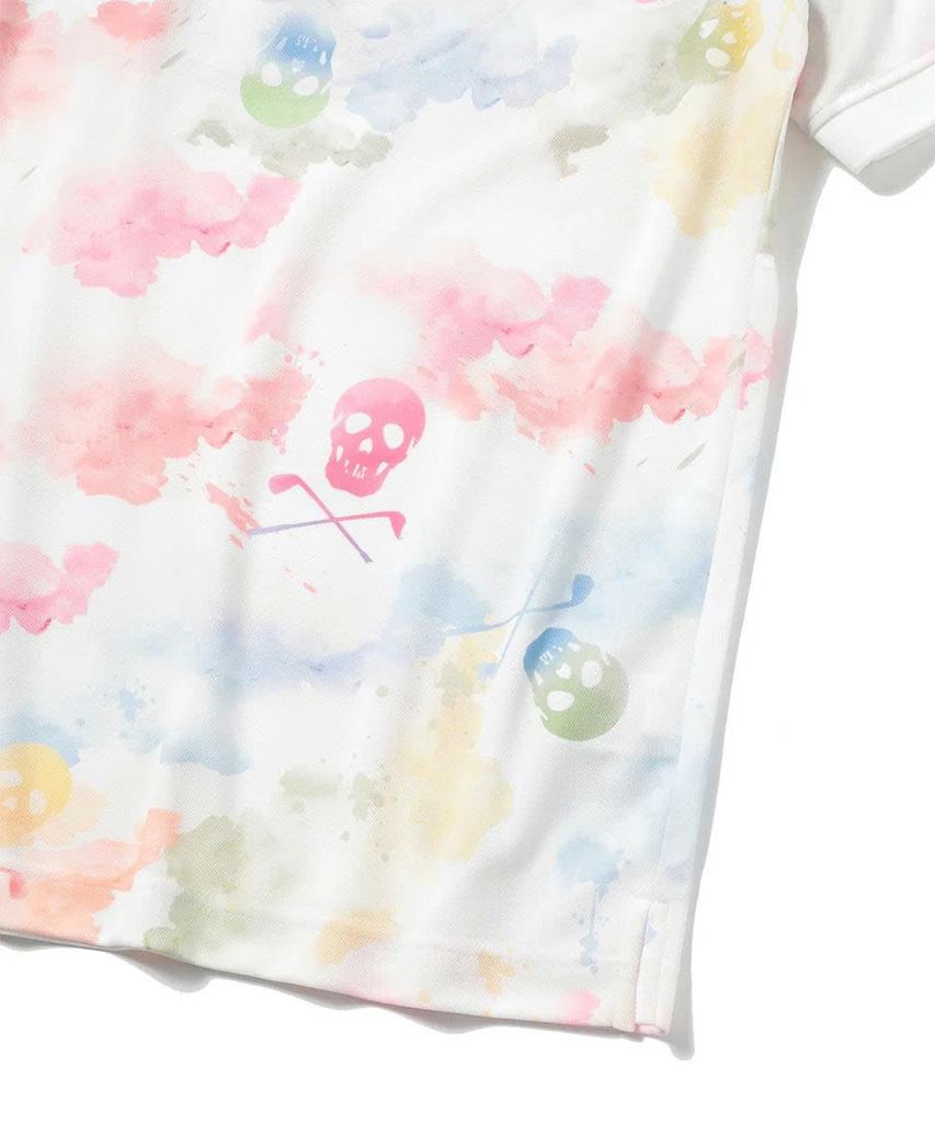 Áo golf nam tay ngắn Pulse Camo Polo MLM-5A-AP06 (White) | MARK & LONA