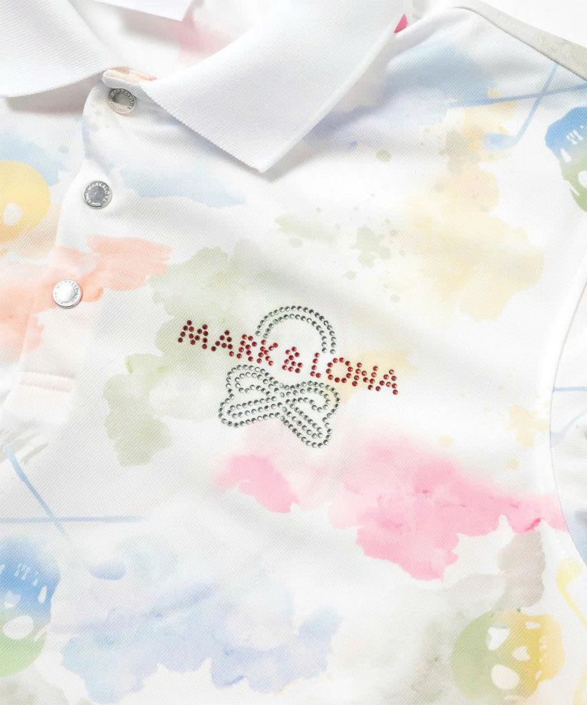 Áo golf nam tay ngắn Pulse Camo Polo MLM-5A-AP06 (White) | MARK & LONA