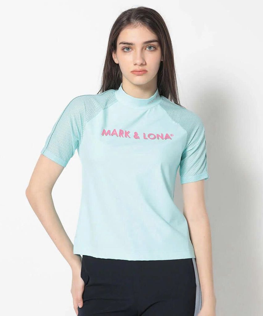 Áo golf nữ tay ngắn Altima 1/4 Sleeves Mock Neck MLW-5A-AA02 (Lt. Blue