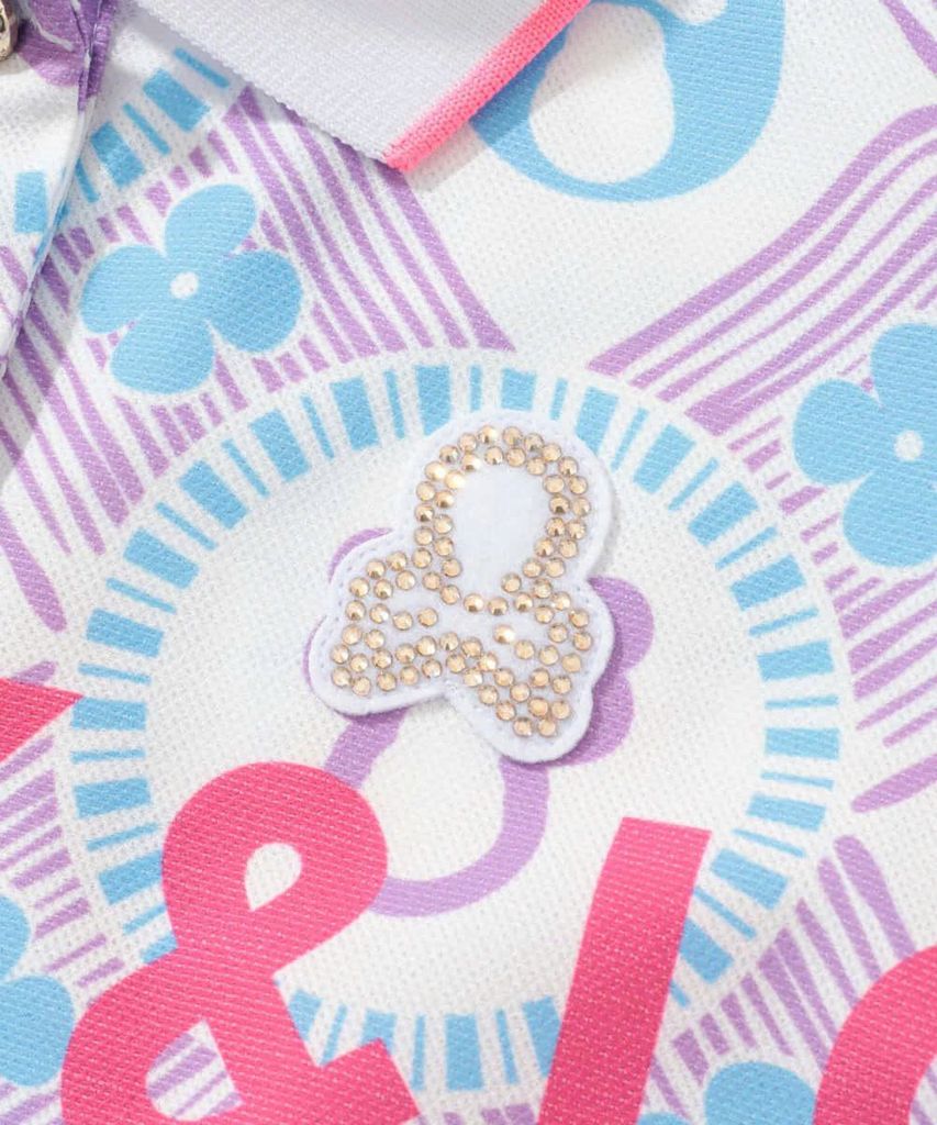 Áo golf nữ tay ngắn Aura Monogram Polo MLW-5A-AP05 (Purple) | MARK & L