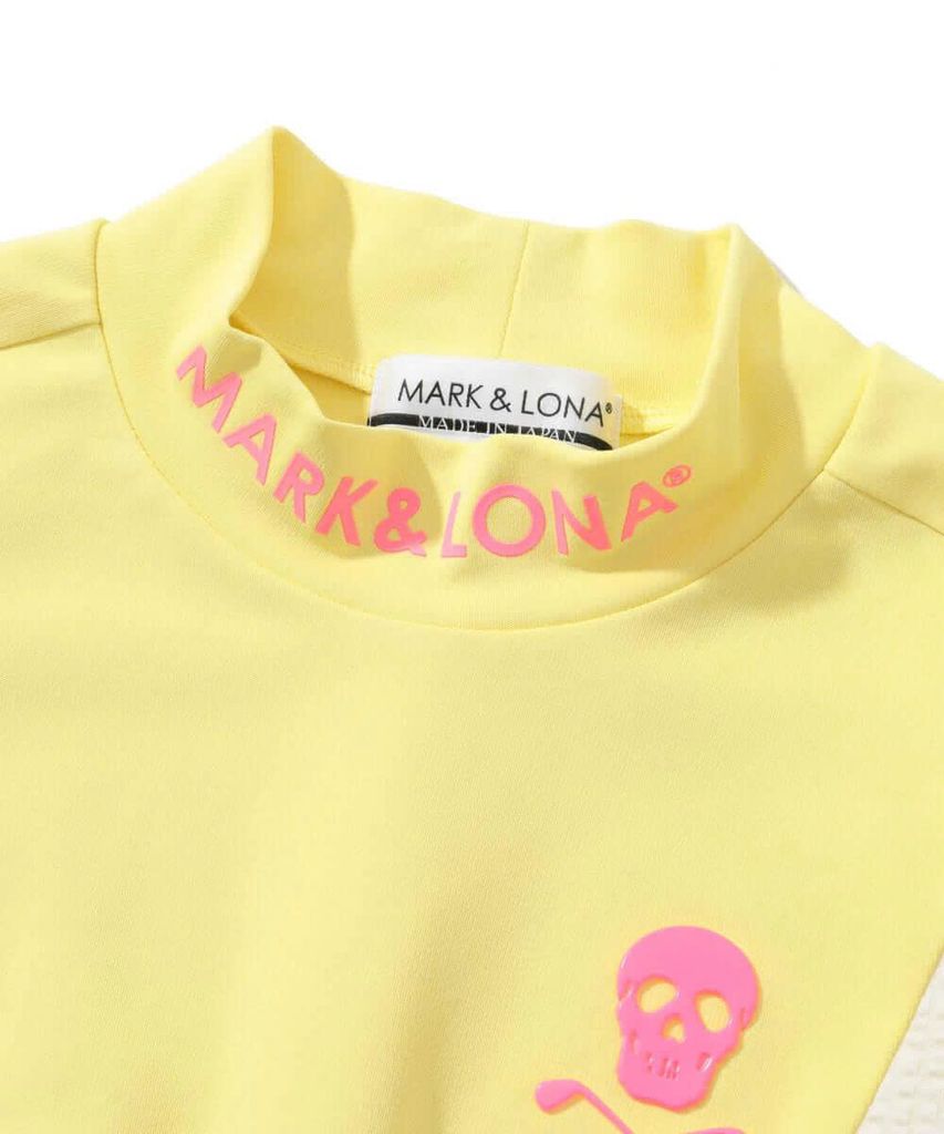 Áo golf nữ tay ngắn Calde Panel Mock Neck MLW-5A-AA05 (Yellow) | MARK