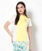 Áo golf nữ tay ngắn Calde Panel Mock Neck MLW-5A-AA05 (Yellow) | MARK