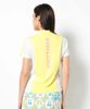 Áo golf nữ tay ngắn Calde Panel Mock Neck MLW-5A-AA05 (Yellow) | MARK