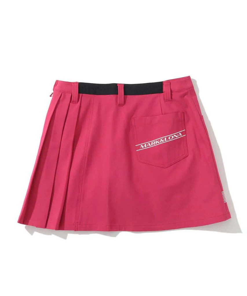 Váy golf Lotta Asym Pleated Mini Skirt MLW-5A-AE02 (Pink) | MARK & LON