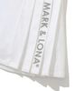 Váy golf Lotta Asym Pleated Mini Skirt MLW-5A-AE02 (White) | MARK & LO