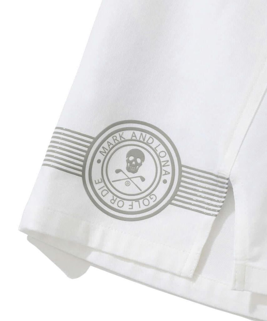 Váy golf Lotta Asym Pleated Mini Skirt MLW-5A-AE02 (White) | MARK & LO