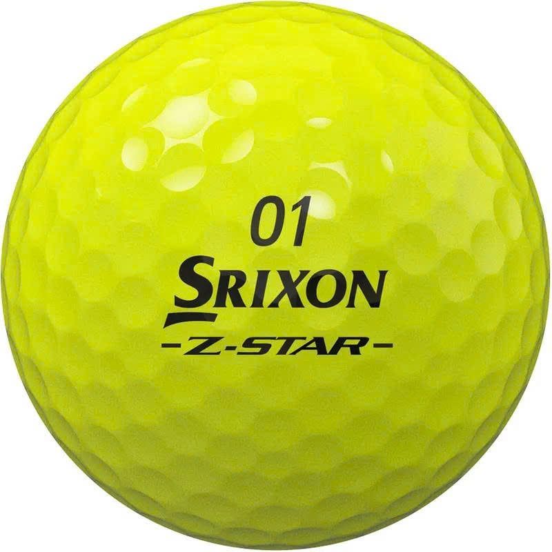 Bóng golf Z-Star 9 Divide (White/Yellow) | Srixon