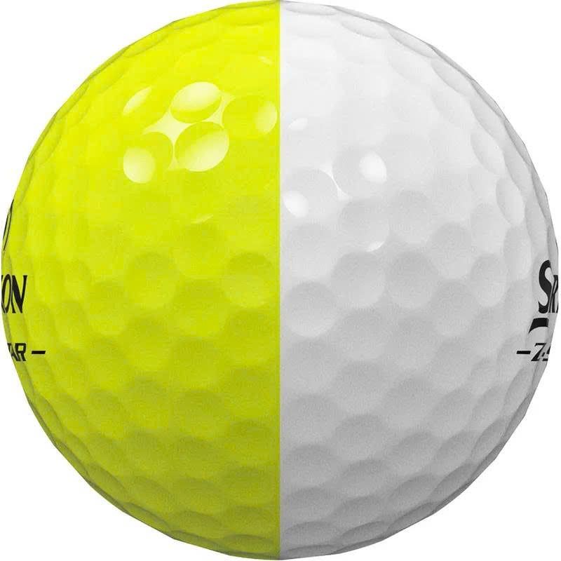 Bóng golf Z-Star 9 Divide (White/Yellow) | Srixon