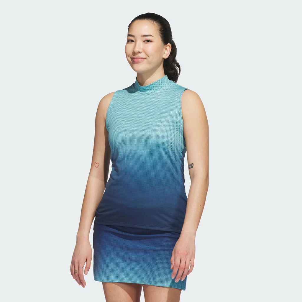 Áo golf nữ tay ngắn Ultimate365 Gradient Sleeveless Mock Neck Top JN83