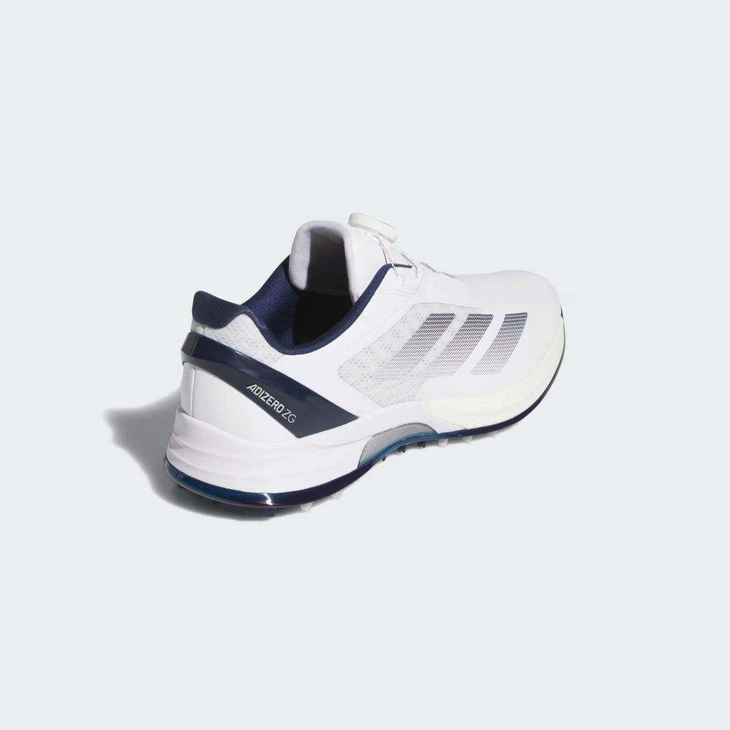 Giày golf nam Adizero Zg Lo Boa Spikeless  Cloud White / Night Indigo