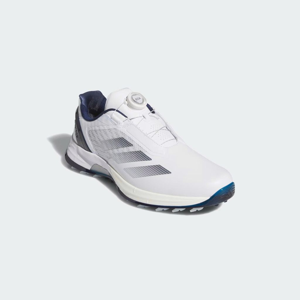Giày golf nam Adizero Zg Lo Boa Spikeless  Cloud White / Night Indigo
