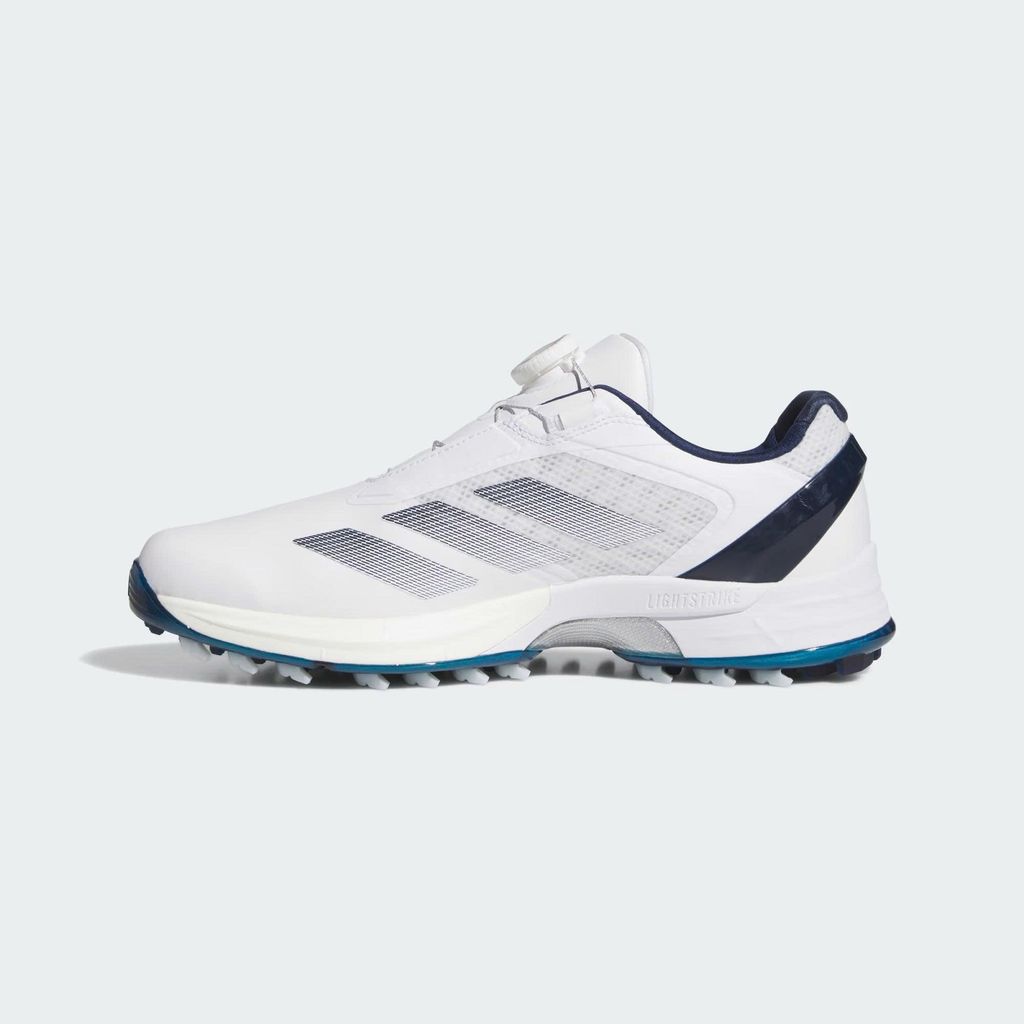 Giày golf nam Adizero Zg Lo Boa Spikeless  Cloud White / Night Indigo