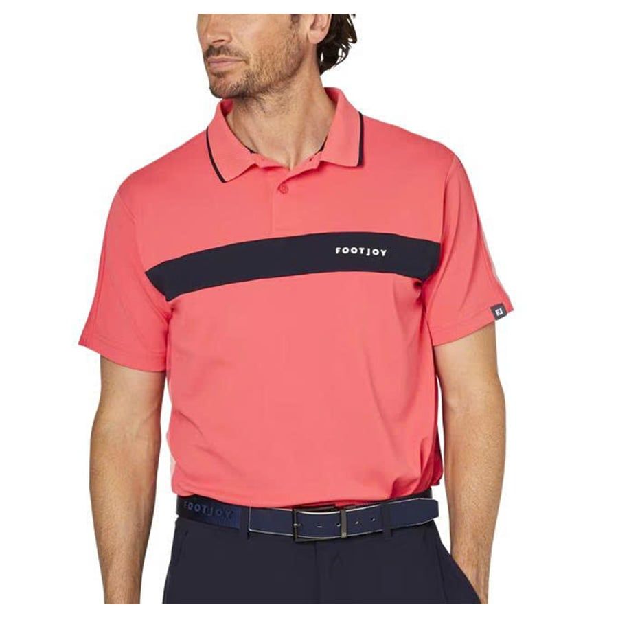 Áo golf nam tay ngắn S/S logo polo Hibiscus 34651 | FootJoy