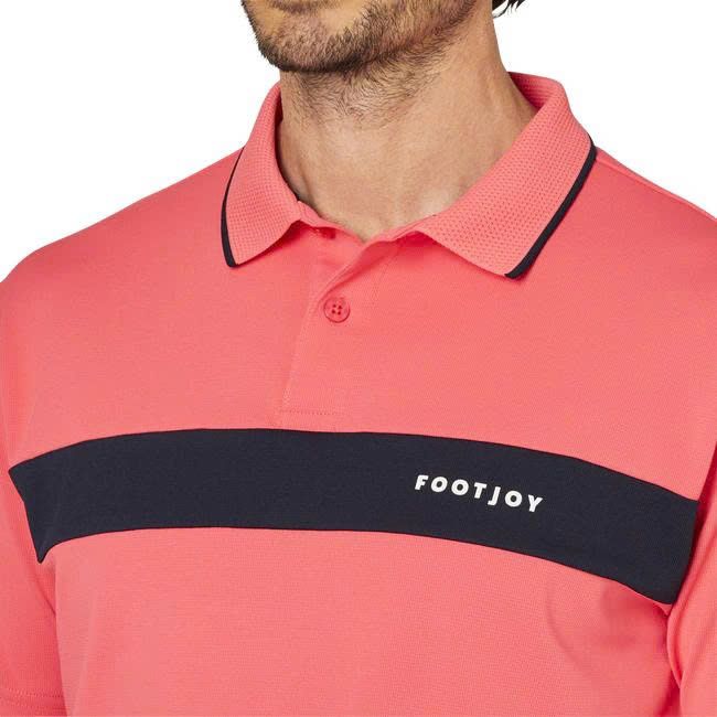 Áo golf nam tay ngắn S/S logo polo Hibiscus 34651 | FootJoy