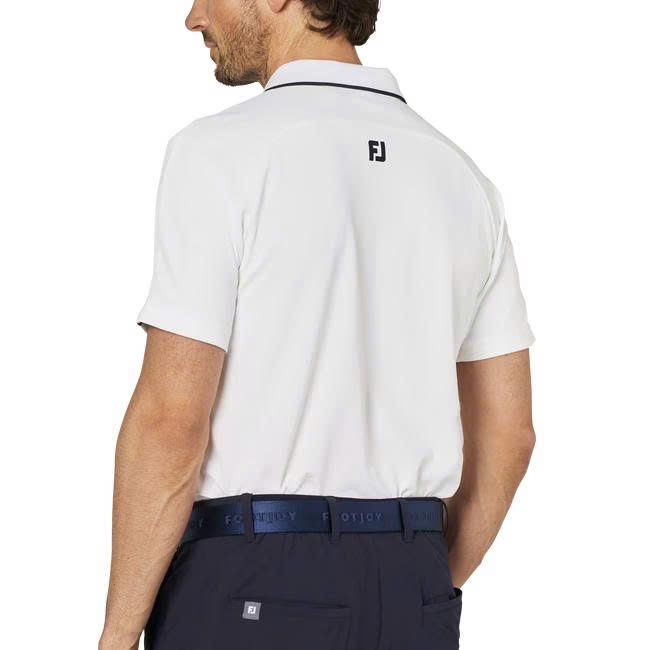 Áo golf nam tay ngắn S/S logo polo White 34654 | FootJoy