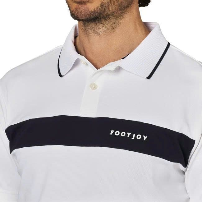 Áo golf nam tay ngắn S/S logo polo White 34654 | FootJoy