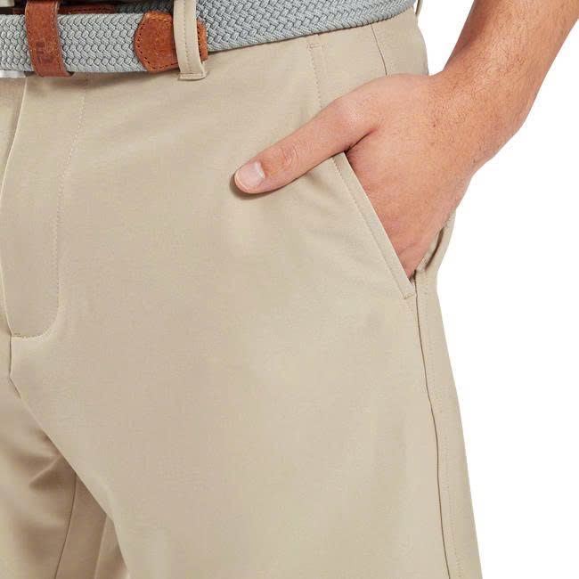 Quần short golf nam Performance Tapered Fit Shorts Khaki 32728 | FootJ