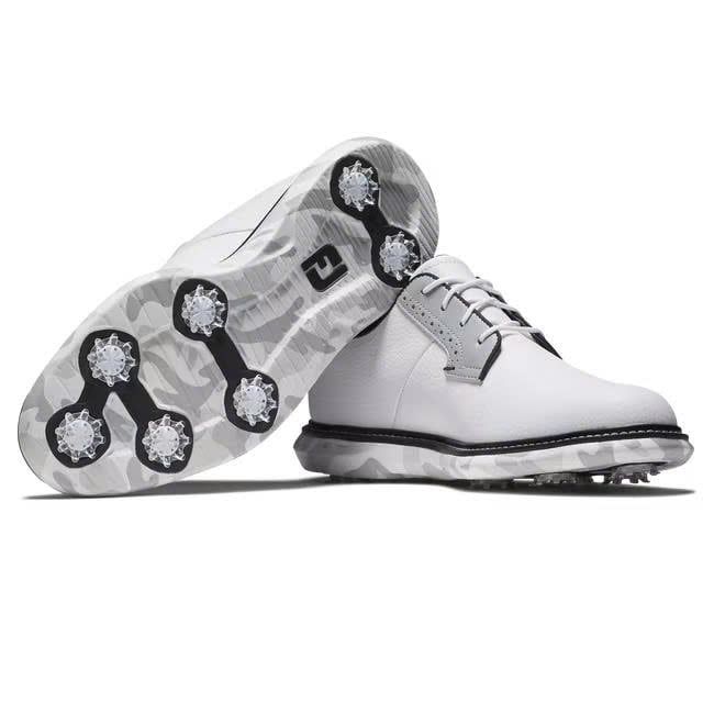 Giày golf nam Traditions Blucher White/White/Gray 57953 | FootJoy
