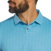 Áo golf nam tay ngắn Modernist Geo Pique Air Blue / High Tide 37445 |