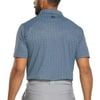 Áo golf nam tay ngắn Modernist Geo Pique Steel Blue / Navy 37447 | Foo