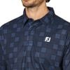 Áo golf nam tay ngắn Short Sleeve Print Shirts Dark Navy 34690 | FootJ