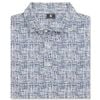 Áo golf nam tay ngắn Tweed Print Lisle White / Navy 37474 | FootJoy