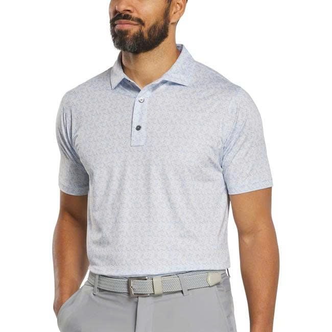 Áo golf nam tay ngắn Vintage Floral Lisle Ice Water / Periwinkle 37451