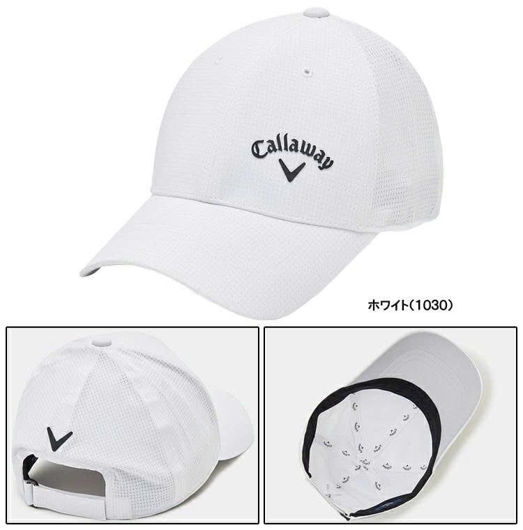 Nón kết golf nam BASIC MESH CAP 1030 WHITE SS25 C25990105 | Callaway