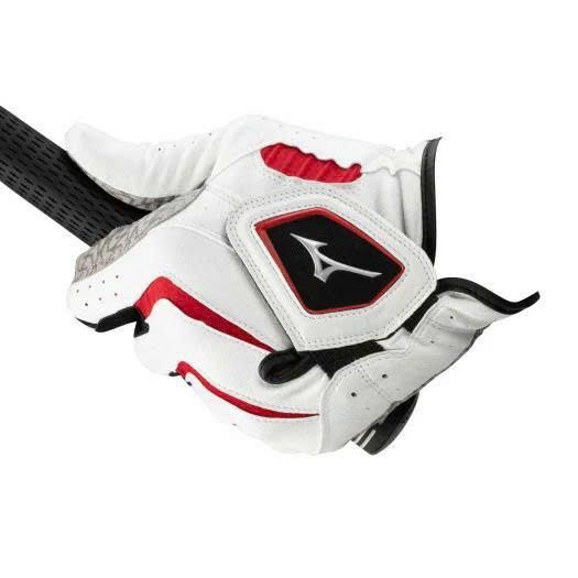 Găng tay golf nam W-GRIP MEN WHITE/RED 5MJML40101 | Mizuno